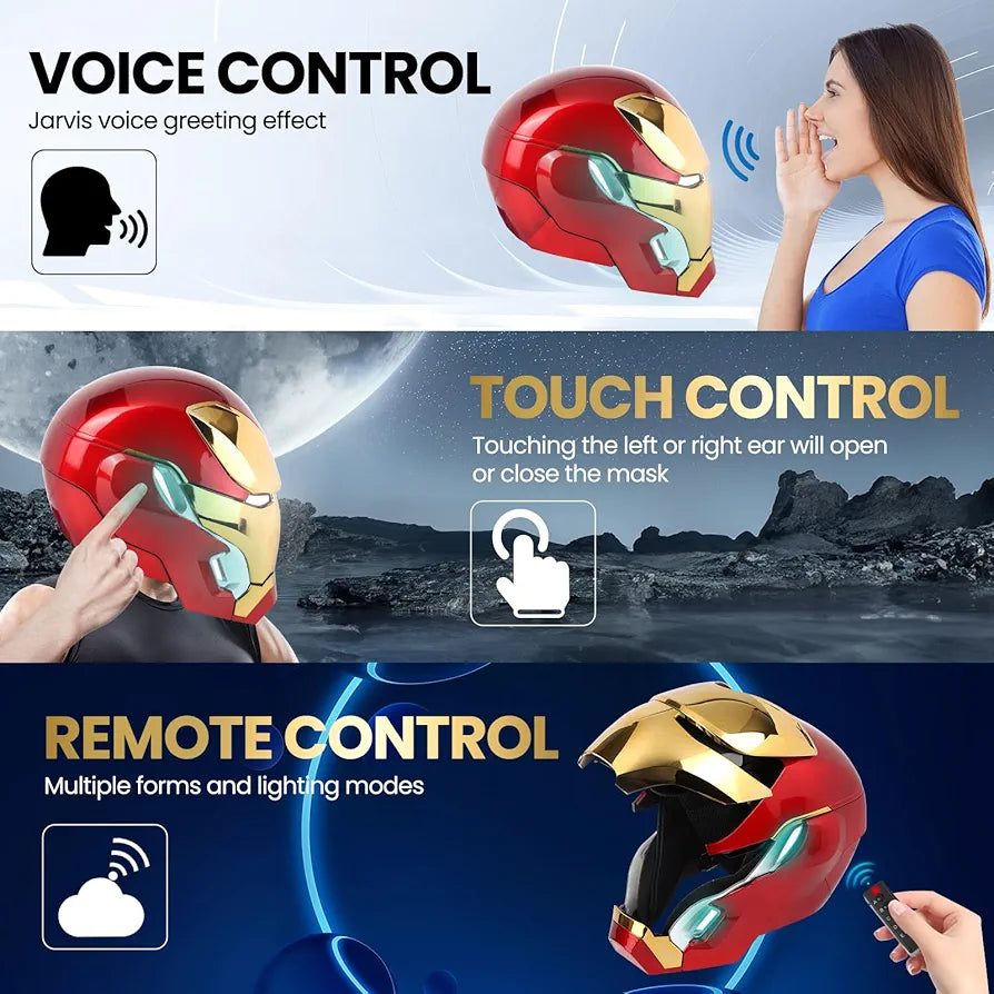 Iron Man MarK50 Voice & remote Control Helmet 1:1  - Tony Stark Helmet - . ..[ free shipping all over India 🇮🇳  to your door step in 10 to 15 days] ( imported item fastest delivery )